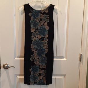 Black floral dress